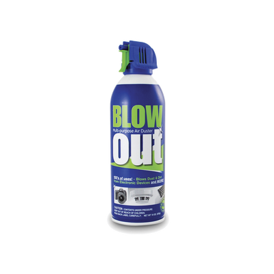 Quitapolvo multipropósito en aerosol, ideal para mantenimiento a detectores de humo y calor u otro dispositivo electrónico