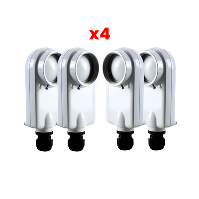 PROMO PACK DE 4 ,Radio Modular ("Antena integrada de 8dB") hasta 700 Mbps, (4.9 - 6.4 GHz), IP67, Adaptación automática al entorno, Monitoreo a través de la nube