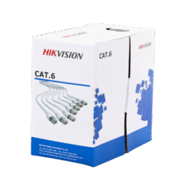 Bobina de Cable de 305 m (1000 ft) Cat 6 / 100% Cobre / Color Blanco / Uso en Interior / PVC