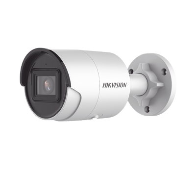 Bala IP 4 Megapixel / Lente 2.8 mm / 40 mts IR EXIR / IP67 / WDR 120 dB / PoE / Videoanaliticos (Filtro de Falsas Alarmas) / Ultra Baja Iluminación