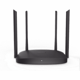 Router Inalámbrico WISP Gigabit / Doble Banda AC (2.4 GHz y 5 GHz) / Hasta 1200 Mbps / 4 Puertos 10/100/1000 Mbps / 4 Antenas Externas Omnidireccional de 5 dBi / Interior
