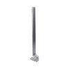 Pedestal de Piso para Lectores de Rostro HIKVISION de la serie DS-K1T607, DS-K1TA70MI-T y DS-K1T671 - También Compatible con Biometricos Termicos Industriales