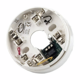 Base con Relé Autoenclavable (Latching) para Detectores Convencionales ECO1000 / 12 VCD / 1A Relevador / Cubierta en ABS