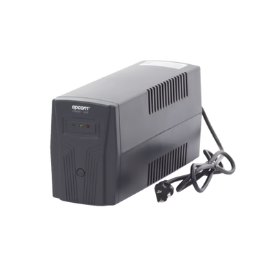 UPS de 850VA/510W / Topología Línea Interactiva / Entrada y Salida 120 Vca / Regulador de Voltaje AVR 80-150 Vca / Clavija NEMA 5-15P / 4 Tomas NEMA 5-15R