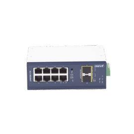 Switch Industrial Administrable Capa 2, 8 Puertos 10/100/1000T, 2 Puertos SFP 1G / 2.5 G BASE X