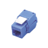 Módulo Jack Keystone Cat6 (toolless), con terminación en ángulo 180 º Color Azul, Compatible con Faceplate y Patchpanel Linkedpro