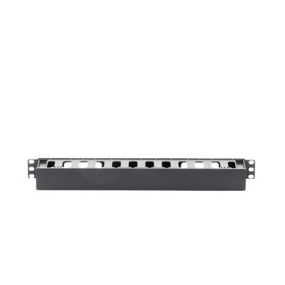 Organizador de cables Horizontal Para Rack de 19", 1U