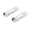Transceptores Bidireccionales SFP (Mini-Gbic) / Monomodo / 1.25 Gbps de velocidad / Conector LC / Hasta 10 km de Distancia / 2 Piezas