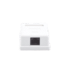 Caja de pared con 1 puerto Keystone, incluye Jack Cat5e