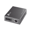 Convertidor Multimedia Multi-modo, 1 puerto RJ45 1000 Mbps, conector de fibra SC, hasta 500 M