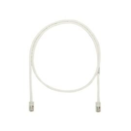 Cable de parcheo UTP Categoría 5e, con plug modular en cada extremo - 1 m. - Blanco mate