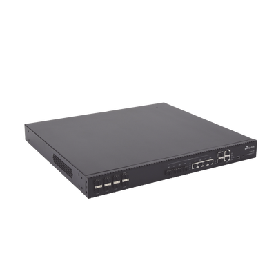 OLT de 8 puertos GPON, hasta 1024 ONUs, 4 puertos combo (RJ45 + SFP) Gigabit + 2 puertos SFP+ 10GbE, 2 fuentes AC (incluidas)