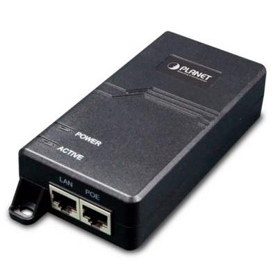 Inyector Ultra POE de un solo puerto de 10/100/1000 Mbps (60 W), con alimentación interna, compatible con PoE 802.3at