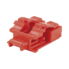Kit de 10 Dispositivos para Bloquear Puertos de Fibra Óptica LC Duplex, Color Rojo, Incluye Llave de Extracción