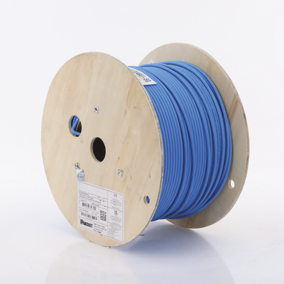 Bobina de Cable UTP de 4 Pares, Vari-MaTriX, Cat6A, 23 AWG, LSZH (Libre de Gases Tóxicos), Color Azul, 305m