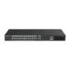 Switch Inteligente PoE Administrable en la Nube de 28 Puertos Gigabit, 24 Puertos PoE+, 2 Puertos RJ45, 2 Puertos SFP, 370W, Reconocimiento de cámaras IP, valor único para la red CCTV