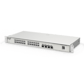Switch de Capa 3 No-PoE de 28 Puertos Gigabit, 24 Puertos 10/100/1000Base-T y 4 Puertos SFP Uplink