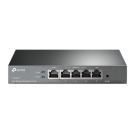 Router Balanceador de Carga Multi-Wan, 1 puerto LAN 10/100 Mbps, 1 puerto WAN 10/100 Mbps, 3 puertos Auto configurables LAN/WAN, Sesiones Concurrentes 10,000 para Pequeña Oficina