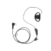 Micrófono de solapa con gancho auricular en forma de D para radios HYT BD-506 y Motorola EP450/ RVA50/ DTR620/ DTR720/ DEP450/ EP350/ VX80/ MAG ONE