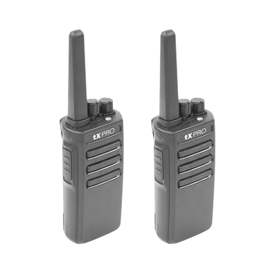 Duo de Radios Portatiles VHF, 5W de Potencia, Scrambler de Voz, Alta Cobertura, 136-174 MHZ