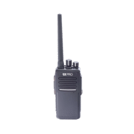 Radio Portátil VHF 136-174 MHz, Digital DMR-Analógico, 5 W, Incluye antena, batería, cargador y clip