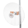 Antena direccional de alta resistencia la viento, Ganancia de 34 dBi, frecuencia (4.9 - 6.5 GHz), Conectores SMA, Polarización doble, incluye montaje para torre o mástil