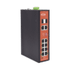 Switch Industrial PoE++ y pasivo de 24V / No administrable / Con 8 puertos Gigabit + 2 SFP combo / Presupuesto 300W