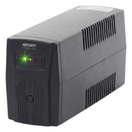 UPS de 850VA/480W / Topología Línea Interactiva / Entrada y Salida 120 Vca / Regulador de Voltaje AVR 80-150 Vca / Clavija NEMA 5-15P / 4 Tomas NEMA 5-15R