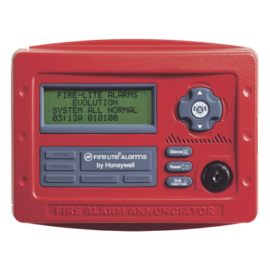 Anunciador Remoto de 80 Caracteres (4x20) / Botones de Reconocimiento, Silenciar, Reinicio y Evacuar / Leds de Estatus / Compatible con Paneles Direccionables Fire-Lite