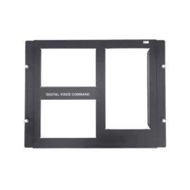 Placa de 2 Fila para DVC / Color Negro