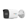 Bala IP 2 Megapixel / ACUSENSE Lite (Detección de Movimiento en Humanos y Vehículos) / Lente 2.8 mm / Luz Blanca 30 mts / Imagen a Color 24/7 / Exterior IP67 / WDR 120 dB / PoE / ONVIF