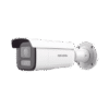 Bala IP 4 Megapixel / Lente Mot. 2.8 a 12 mm / 60 mts IR EXIR / Exterior IP67 / IK10 / WDR 120 dB / PoE / ACUSENSE (Evita Falsas Alarmas) / Entrada y Salida de Audio y Alarmas / MicroSD / ONVIF