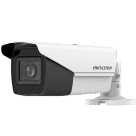 Bullet TURBOHD 4K (8 Megapixeles) / Lente Mot. 2.7 a 13.5 mm / IR EXIR Inteligente 80 mts / Exterior IP67 / dWDR