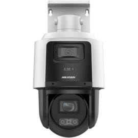 [TandemVu] Domo PT IP 4 Megapixel con Cámara Panoramica 6 Megapixel / 30 mts IR / IP66 / WDR / PoE+ / Entrada-Salida de Audio y Alarma / Ultra Baja Iluminación / Micro SD