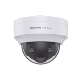 Domo IP 3 Megapíxeles / Lente 2.8mm / H.265 / 40 mts IR / Exterior IP67 / Antivandálica IK10 / Serie 35 / Cumple con NDAA / Honeywell Security