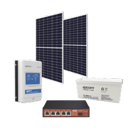 Kit Solar para alimentación de equipos con consumo de 50W /NO INCLUYE SWITCH POE