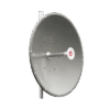 Antena direccional de 3 ft, 5.1 a 7.1 GHz, Ganancia 34 dBi, Conectores RP SMA (sma hembra inverso), Polarización doble, incluye montaje para torre o mástil