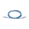 Cable de Parcheo TX6, UTP Cat6, Diámetro Reducido (28AWG), Color Azul, 3ft