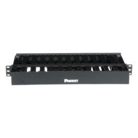 Organizador de Cables Horizontal PatchLink, Doble (Frontal y Posterior), Para Rack de 19in, 1UR