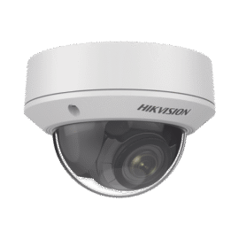Domo IP 2 Megapixel / Lente Mot. 2.8 a 12 mm / 30 mts IR EXIR / Exterior IP67 / IK10 / PoE / Videoanaliticos Integrados
