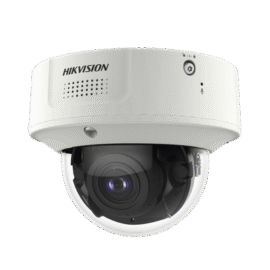 Domo IP 4 Megapixel / Lente Mot. 2.8 a 12 mm / Conteo de Personas / WDR 140 dB / 40 mts IR EXIR / DarkFighter / Exterior IP67 / IK10 / Detección Facial / Anticorrosivo