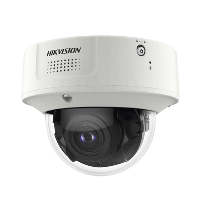 Domo IP 4 Megapixel / Lente Mot. 2.8 a 12 mm / Conteo de Personas / WDR 140 dB / 40 mts IR EXIR / DarkFighter / Exterior IP67 / IK10 / Detección Facial / Anticorrosivo
