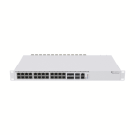 Cloud Router Switch, Sistema Operativo Dual 20 Puertos Gigabit Ethernet, 2 Puertos QSFP+ y 4 Puertos 10G SFP+