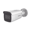 Bala IP 4 Megapixel / Lente Mot. 2.8 a 12 mm / 60 mts IR EXIR / Exterior IP67 / IK10 / WDR 120 dB / PoE / Videoanaliticos (Filtro de Falsas Alarmas) / Ultra Baja Iluminación / Entrada y Salida de Audio y Alarmas