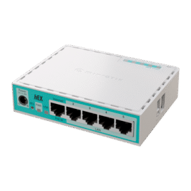 (hEX E50UG), Router 5 puertos gigabit