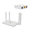 Router Mesh Inalámbrico Wi-Fi 6 hasta 3000 Mbps, 3 Puertos LAN Gigabit + 1 WAN Gigabit + Easy Mesh+ ONU Bridge Dual GPON/EPON