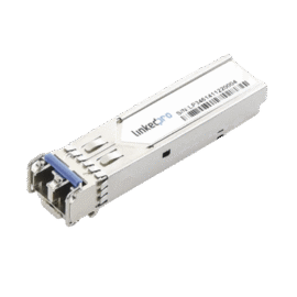 Transceptor Industrial SFP+ (Mini-Gbic) / Multimodo / 10 Gbps de velocidad / Conectores LC Dúplex / Hasta 550 m de Distancia