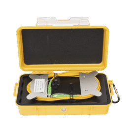 Bobina de Lanzamiento monomodo de 1 km con conectores SC/APC