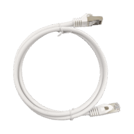 Patch Cord Cat6A 10G blindado 2M ( 6.25 ft ) BLANCO