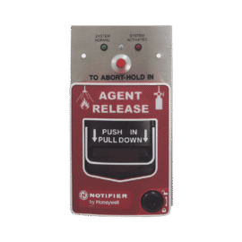 Estación de Liberación de Agente de Doble Acción y Botón de Aborto Convencional / Bloqueo con Llave / Para uso con Paneles de Extinción